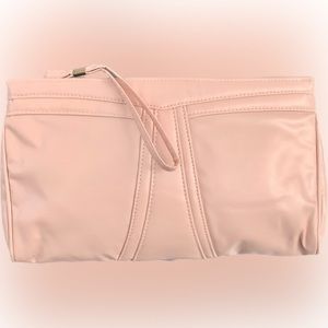 Pink Wristlet Clutch Purse